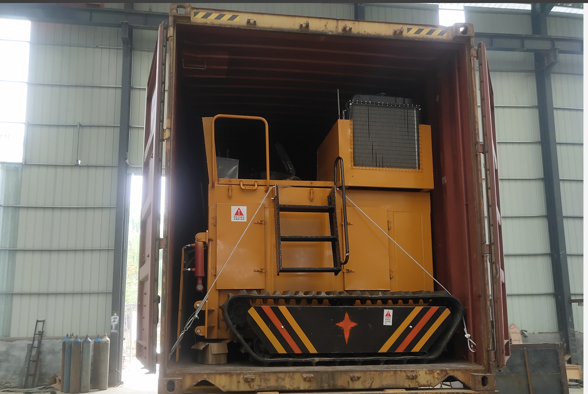 Shipment to Tanzania About Model 2300 Crawler-Type Compost Turner