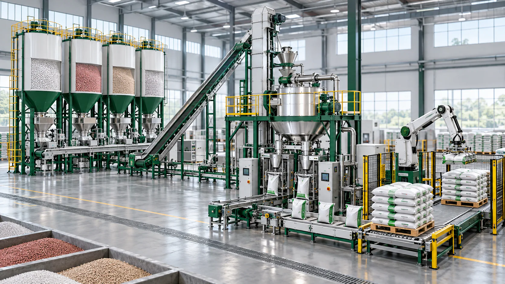 BB fertilizer production line production-line design reference