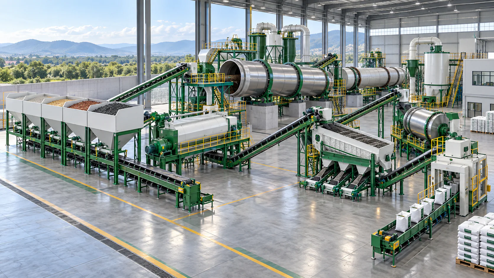 NPK fertilizer production line production-line design reference