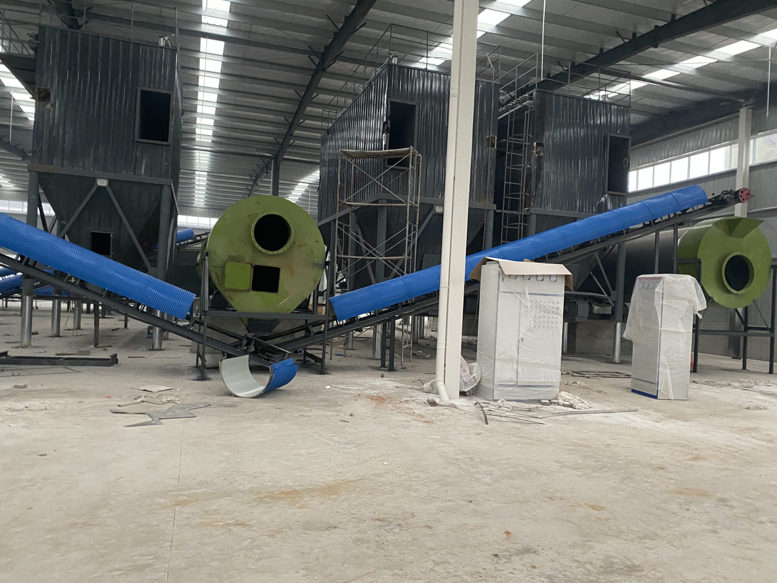 Compound fertilizer production equipment installed in Romania