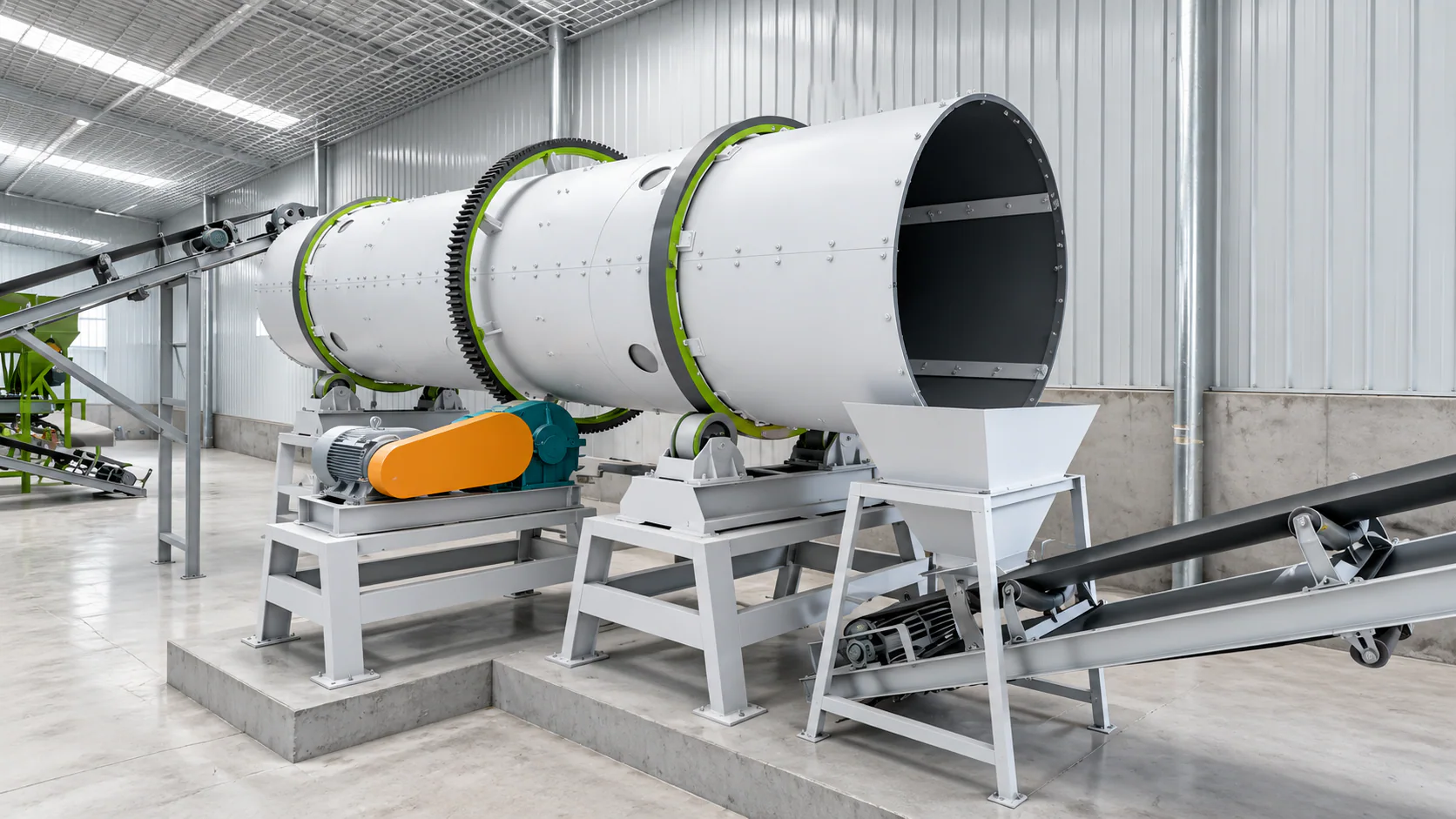 Rotary drum granulator equipment appearance reference