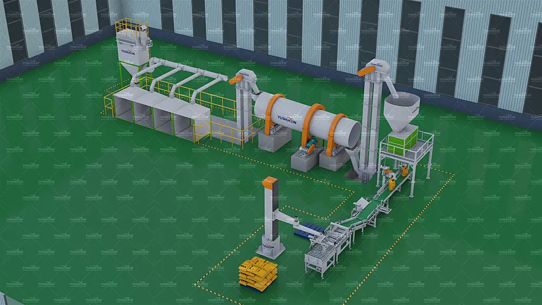 BB fertilizer production line production-line design reference