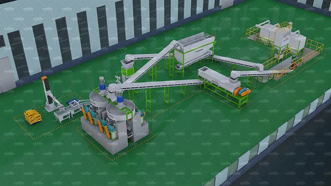 NPK fertilizer production line production-line design reference