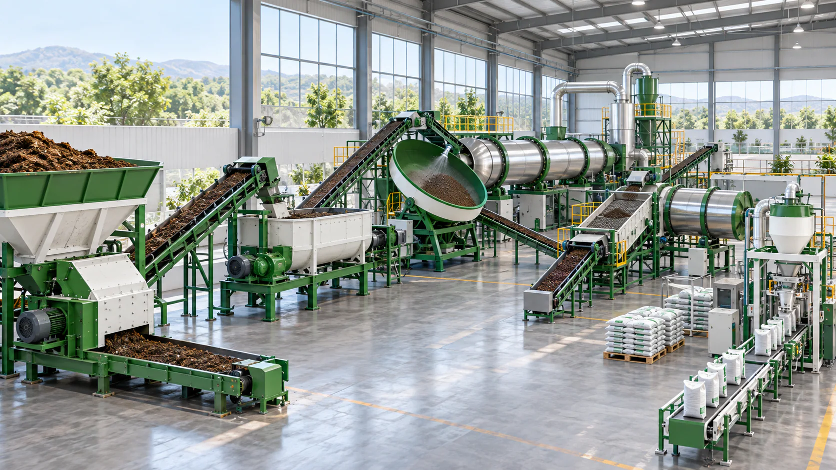 Agricultural Waste Organic Fertilizer Production Line