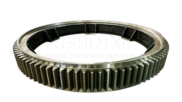 Large gear ring for rotary drum dryer