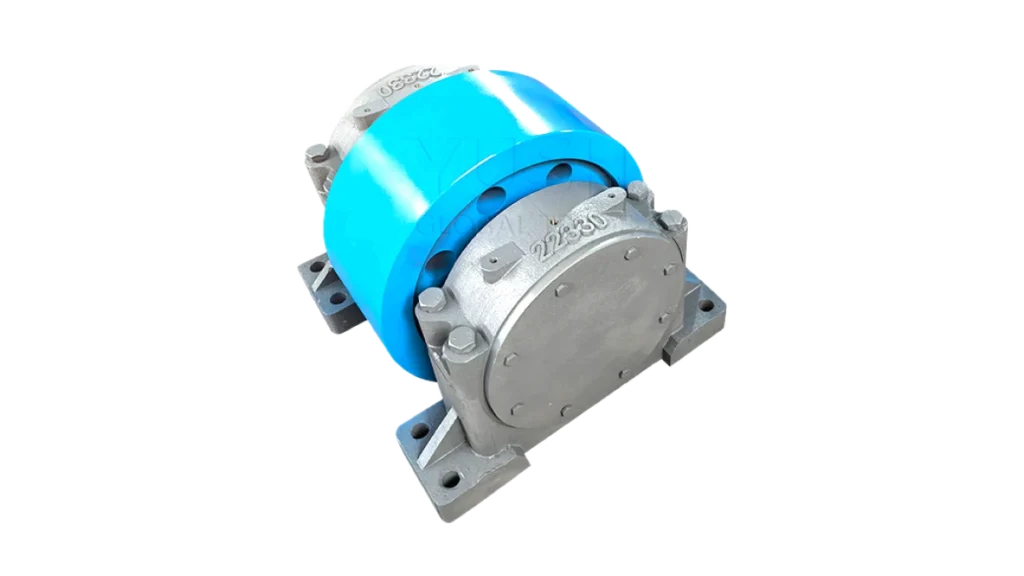 Support roller pair for rotary drum dryer