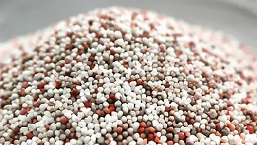 Compound & NPK granules material illustration